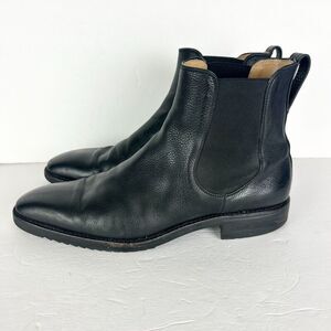 Gravati Tumbled Leather Chelsea Boot Mens Size 10 Black Vibram Gumlite